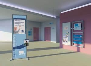 Immagine di inUNO segnaletica a pavimento, arredo per l'ufficio