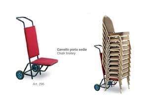 Immagine di Carrello porta sedie 295, carrello per sedie pieghevoli