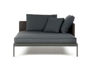 Immagine di Basket 354 modulo 135x135 cm, divanetto per esterno