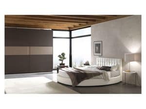 Immagine di Dolcevita Low, letto elegante in cuoio o pelle