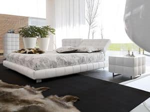 Immagine di MONTREAL, letto ricoperto in cuoio
