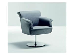 Immagine di GENESIS - cod. 2004, poltroncina base metallo