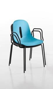 Immagine di Gotham/p, poltroncina in metallo
