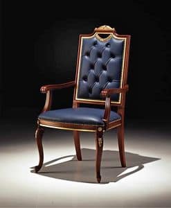 Immagine di Art. 8087/A, sedie con braccioli imbottite