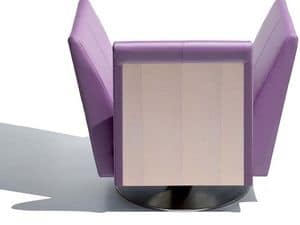 Immagine di Ribot poltrona girevole con pannelli a vista 7020, poltrone design