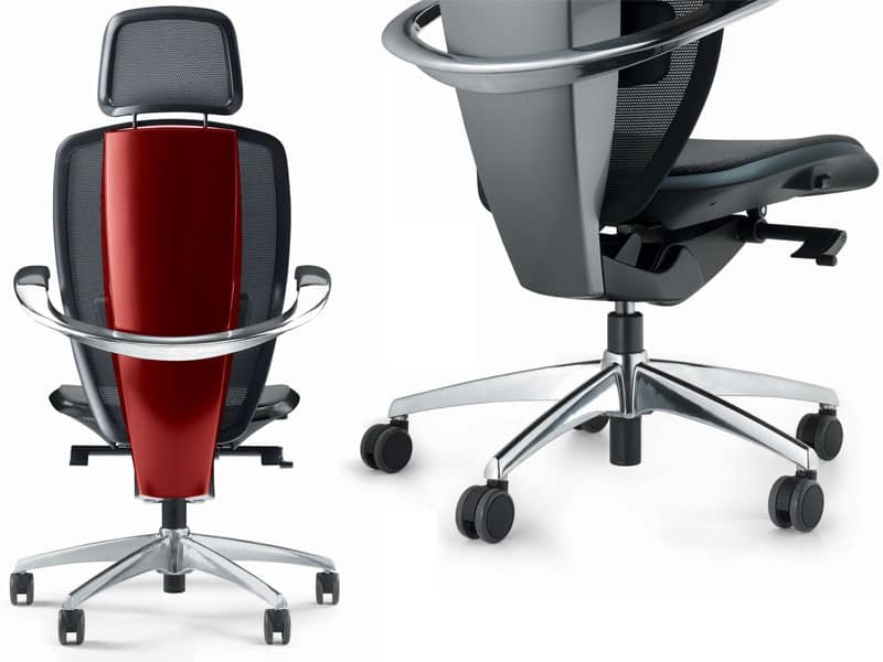 Sedia ergonomica per ufficio design pininfarina alta for Design sedia ufficio