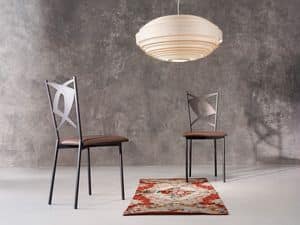 Immagine di Rondine, sedia metallo linea moderna