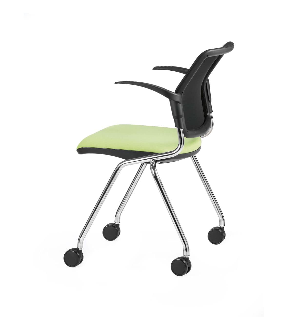 Sedia con ruote e braccioli ideale per uffici operativi for Design sedia ufficio