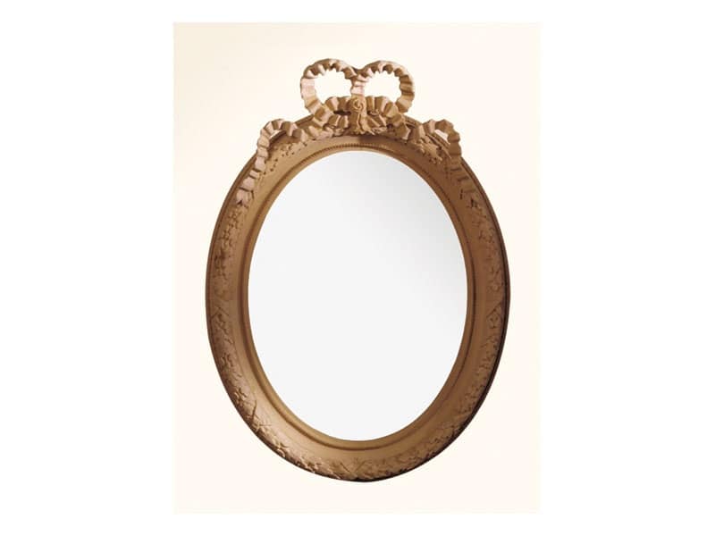 Specchiera con cornice in legno, stile Luigi XVI | IDFdesign