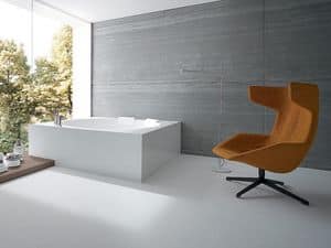 Immagine di OPUS vasca centro stanza 180x180, vasca da bagno