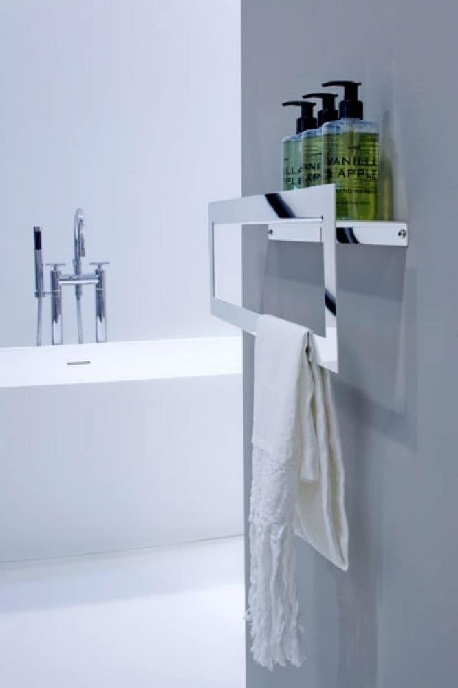 WYRX Portasciugamani da Bagno da Parete Porta Asciugamani Bagno da Muro Accessori per il Bagno industriale con portasalviette rotondo in ferro depoca corda in canapa servizi igienici 