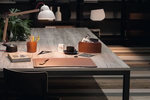 Brando 4pz, Portapenne, tagliacarte e tappetino per scrivania