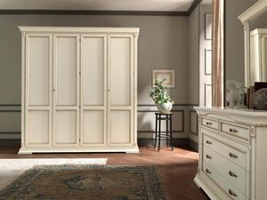Art. 71BO04AR, Armadio in legno per camera in stile classico