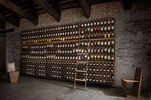 Libreria del vino, Portabottiglie modulare a parete o da terra