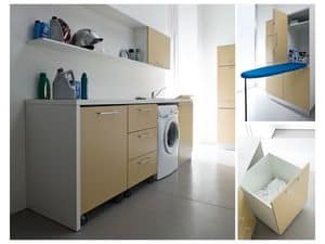Idrobox 03, Sistema modulare per lavanderia Lavanderia