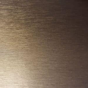 Satinato grigio materico, Arredamento in metallo su misura