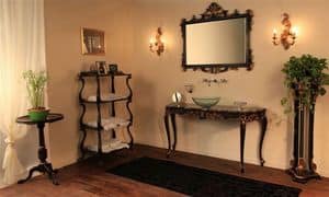 Art. 901-SH Clara, Mobile da bagno, in legno di faggio, piano in marmo