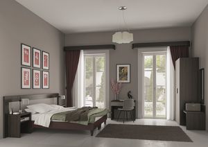 Art. 11920 Camera Bari, Mobili per camere da letto moderna, per hotel e struttura ricettive