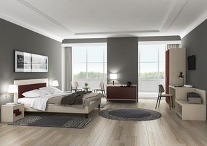 Art. 30129 Camera Sanremo, Arredo moderno per camera hotel e B&B