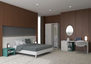 Art. 30670 Camera Jesolo, Arredo in stile contemporaneo per camere albergo e B&B