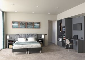 Art. 30994 Camera Twin, Camera hotel con letto matrimoniale trasformabile in 2 letti singoli