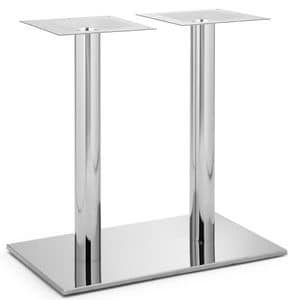 Art.257, Base in metallo per tavolo rettangolare disponibile in varie finiture
