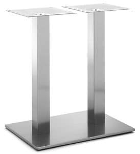 Art.265, Doppia base per tavoli in metallo personalizzabile