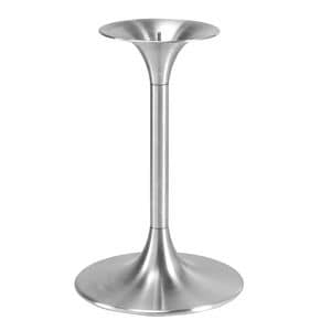 Art.355/1, Base tavolo tonda in metallo con finitura personalizzabile