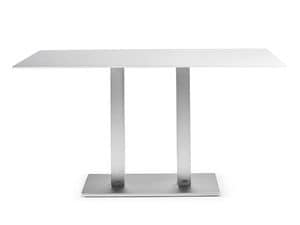 Metr base, Base doppia per tavolo bar, adatta anche per esterni