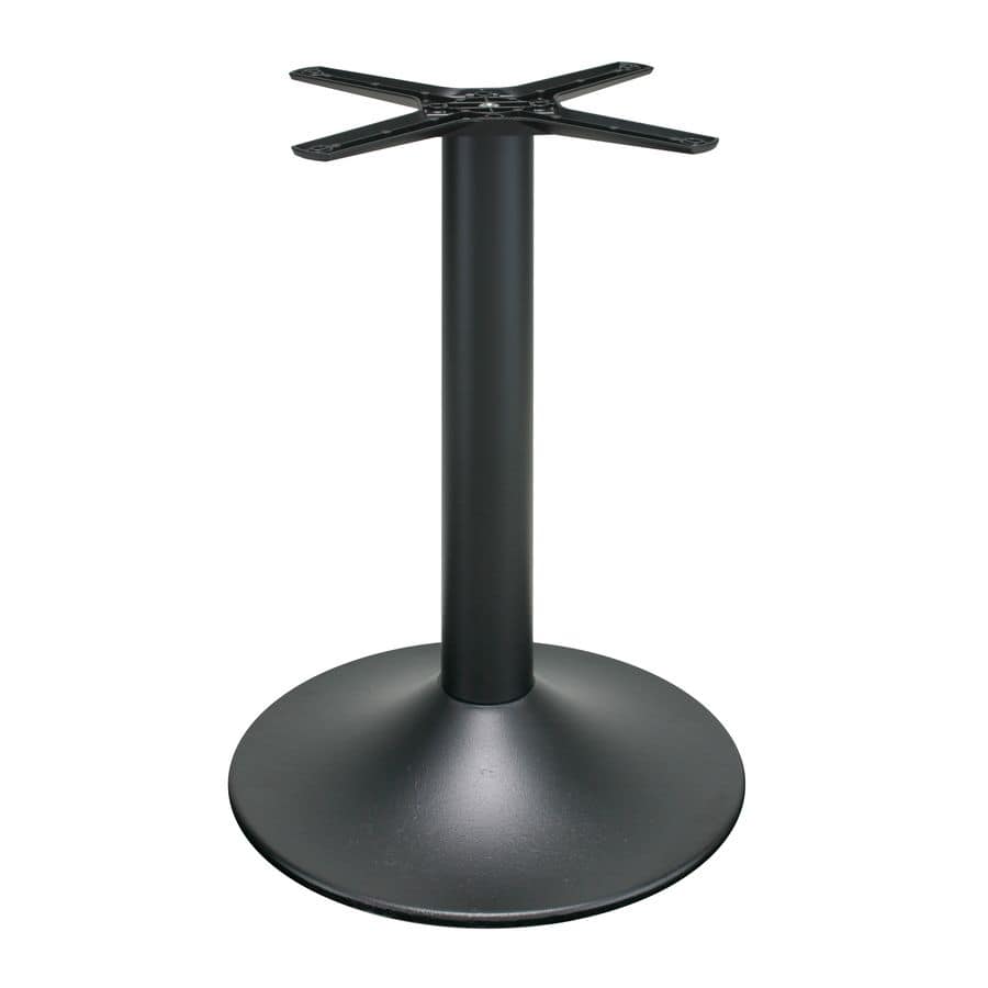 TG02, Base rotonda in metallo per tavolino da ristorante e bar