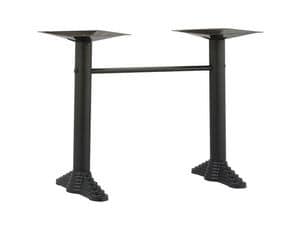 TG10, Supporti per tavolino con 2 colonne, per bar ed esterno