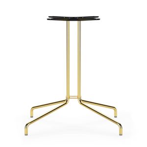 Twin base, Base tavolo in acciaio dal design essenziale e contemporaneo