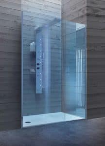 Bristol Box 8, Cabina doccia con porta in cristallo, per bagni alberghi