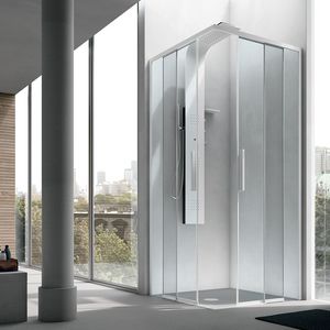 Top, Box doccia con porta scorrevole, con profili in alluminio