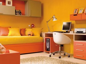 Compact 7003, Cameretta con letto, scrivania e pensili