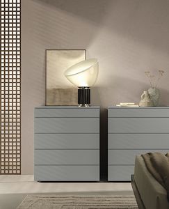 CAPRI cassettone, Casettiera moderna con maniglia laterale