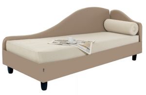 Art. 30669 Sommier dormeuse classico in ecopelle, Sommier a dormeuse in stile classico, in ecopelle