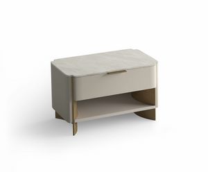 Glamis comodino, Comodino moderno, con 1 cassetto