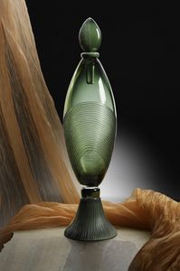 Art. OP 8022, Bottiglia in vetro di Murano