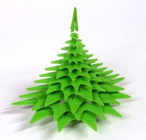 ACERO, Soprammobile natalizio, albero realizzato in plexiglass