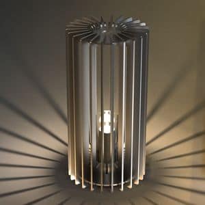 CILINDRO - ALU30, Lanterna da tavolino realizzata in alluminio