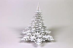 FIOCCO DI NEVE, Decorazione natalizia, albero in plexiglass, facile da montare
