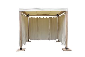 Venezia 849, Gazebo in legno semplice e lineare dotato di copertura in tessuto
