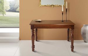 Art. 80, Consolle in legno, trasformabile in ampio tavolo
