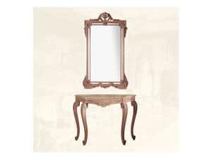 Console art. 235, Consolle in legno intagliato, stile classico