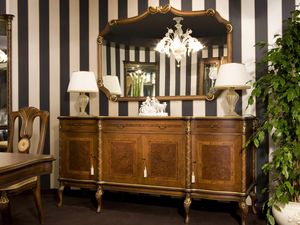 Art. 352, Credenza classica con frontali in radica