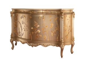 Art. C222, Credenza con decorazioni dipinte a mano