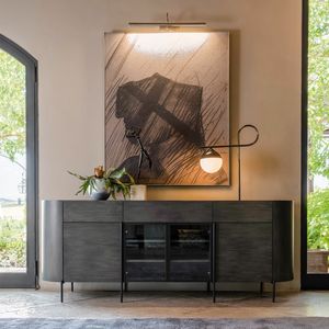 Blues Art. 849, Elegante credenza dalle forme morbide