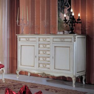 Eternity - Romantiche Atmosfere ROM728, Credenza 2 porte con particolari intagliati