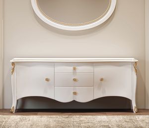 Incanto Art. C34203, Credenza laccata con 2 ante e 3 cassetti